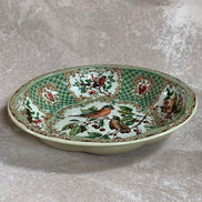 Daher Decorated Ware Bird and Cherry Tin Serving Tray, 1971