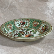 Daher Decorated Ware Bird and Cherry Tin Serving Tray, 1971