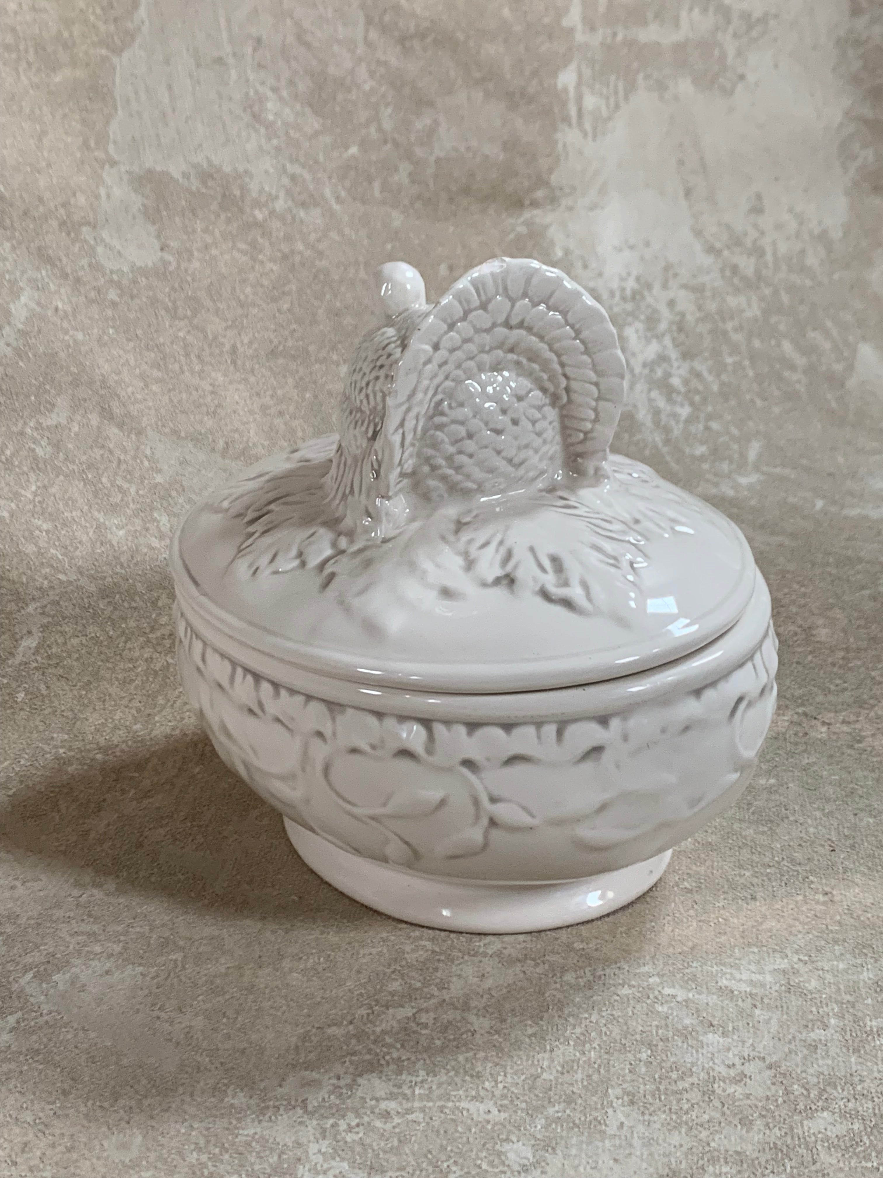 American Atelier Athena Turkey Covered Serving Dish, 1990s