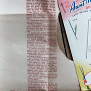 Vintage Aunt Martha's Hot Iron Transfer #9714 