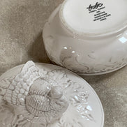 American Atelier Athena Turkey Covered Serving Dish, 1990s