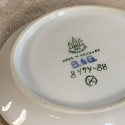 Bing & Grøndahl B&G Denmark Porcelain Trinket Dish | Sailboat Maritime Scene | Grisaille Underglaze | Made in Denmark | Model 474 | Danish Porcelain Collectible