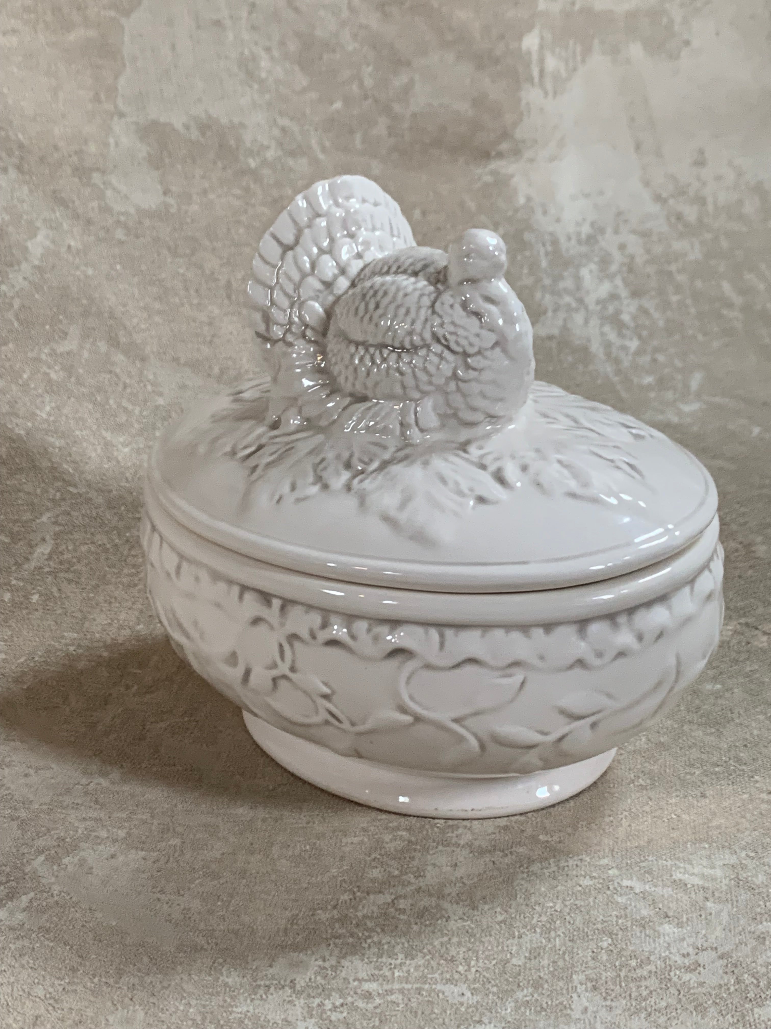 American Atelier Athena Turkey Covered Serving Dish, 1990s