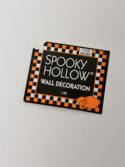 Jo-Ann Fabrics Hanging Ghost on Wooden Dowel, Halloween 1999