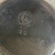 Monarch Silver Co. Triple Plate Victorian Christening Cup, Engraved Floral, Pattern 95