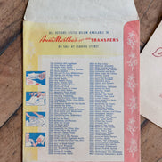 Vintage Aunt Martha's Hot Iron Transfer #3393 
