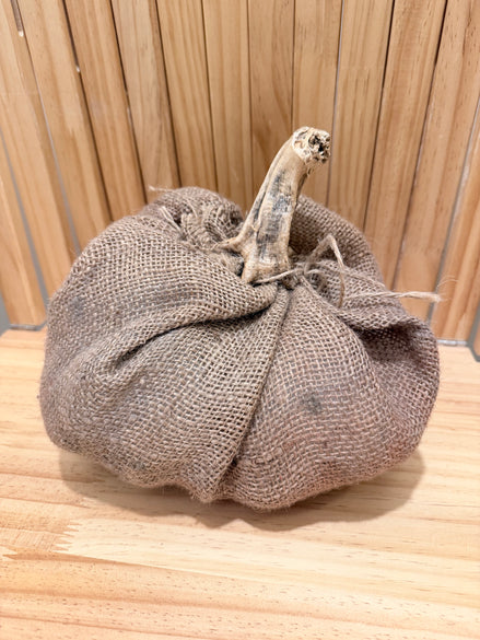 Handmade Upcycle Pumpkin, Burlap