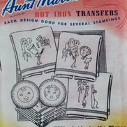 Vintage Aunt Martha's Hot Iron Transfer #3630 