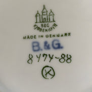 Bing & Grøndahl B&G Denmark Porcelain Trinket Dish | Sailboat Maritime Scene | Grisaille Underglaze | Made in Denmark | Model 474 | Danish Porcelain Collectible