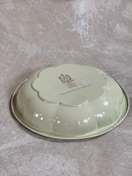 Daher Decorated Ware Bird and Cherry Tin Serving Tray, 1971