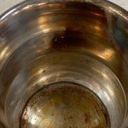 Monarch Silver Co. Triple Plate Victorian Christening Cup, Engraved Floral, Pattern 95