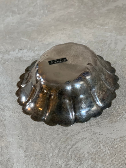 Oneida Silver-Plated Oval Scalloped Dish, Made in America