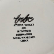 American Atelier Athena Turkey Covered Serving Dish, 1990s