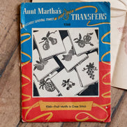 Vintage Aunt Martha's Hot Iron Transfer #9360 