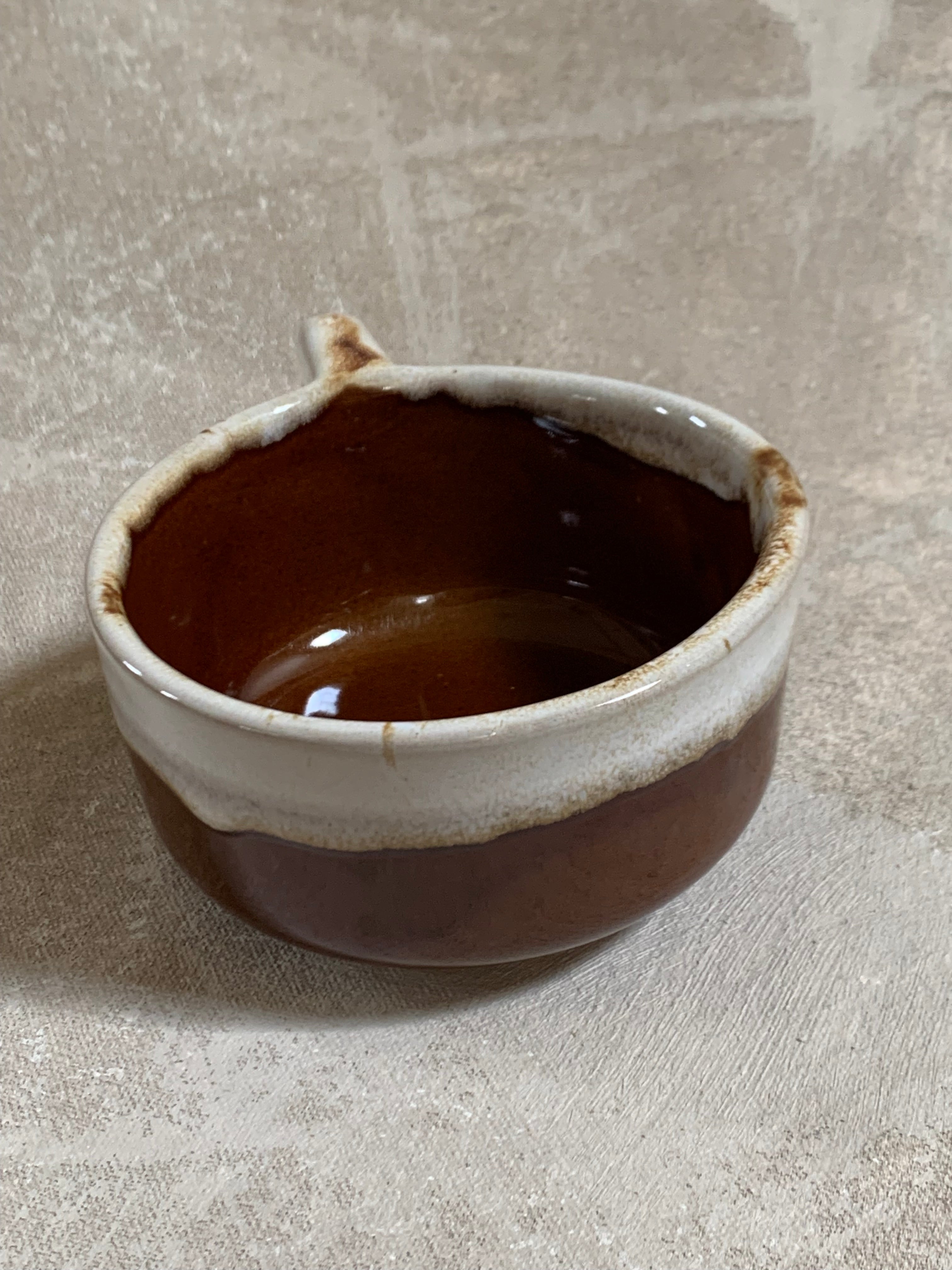 Western Stoneware Co. Mug Set of Two | WS Maple Leaf Mark | Brown Drip Glaze | Loop Handle | Monmouth Illinois | circa 1960s–1970s | Stoneware | Kitchen Decor