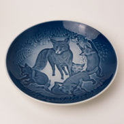 Bing & Grøndahl 1979 Mother's Day Plate, Fox with Cubs