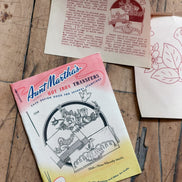 Vintage Aunt Martha's Hot Iron Transfer #3268 