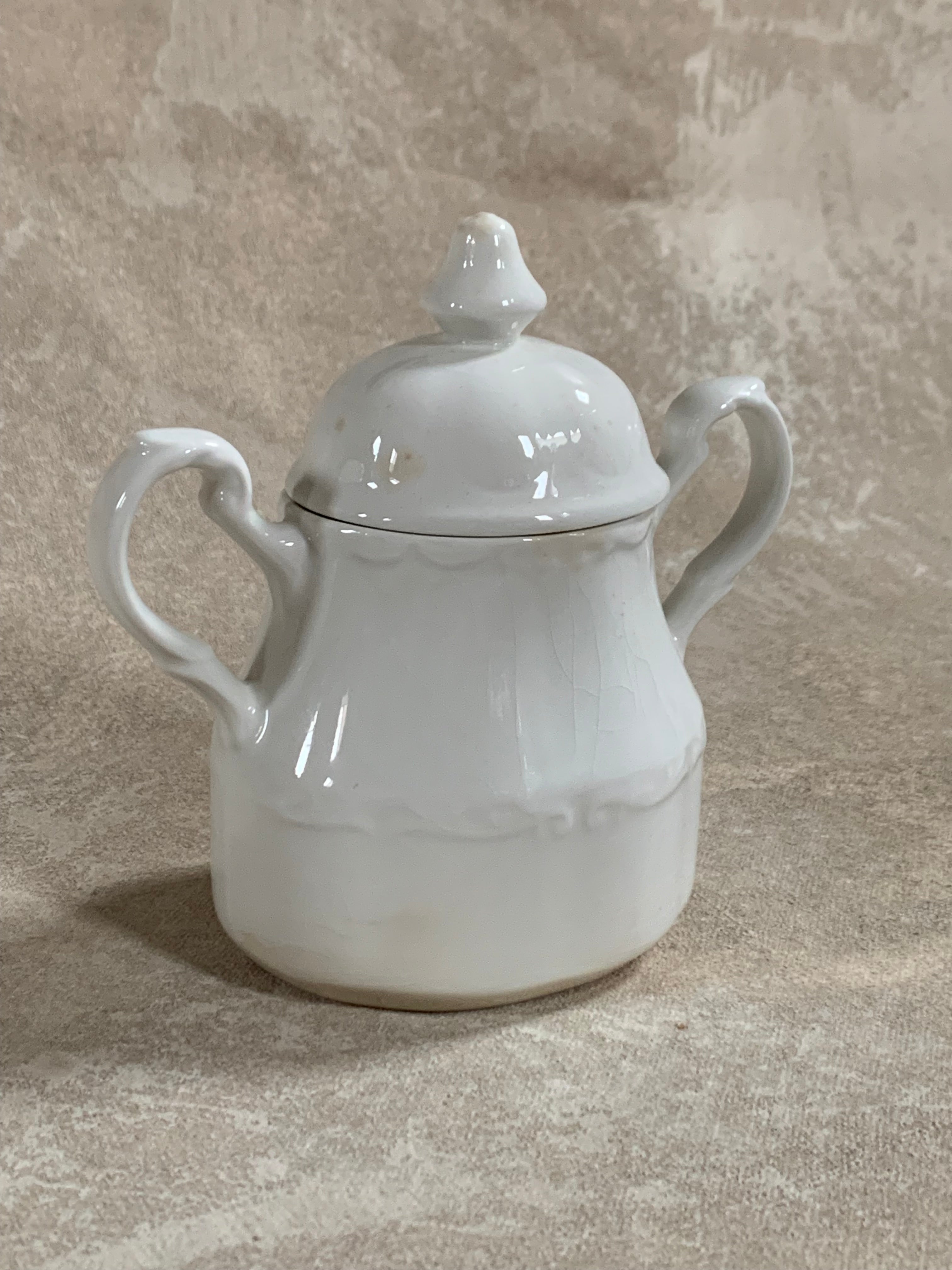J&G Meakin Sterling Colonial Covered Sugar Bowl | English Ironstone | c. 1940s–1960s