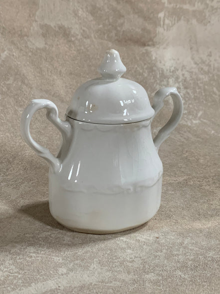 J&G Meakin Sterling Colonial Covered Sugar Bowl | English Ironstone | c. 1940s–1960s