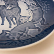 Bing & Grøndahl 1979 Mother's Day Plate, Fox with Cubs