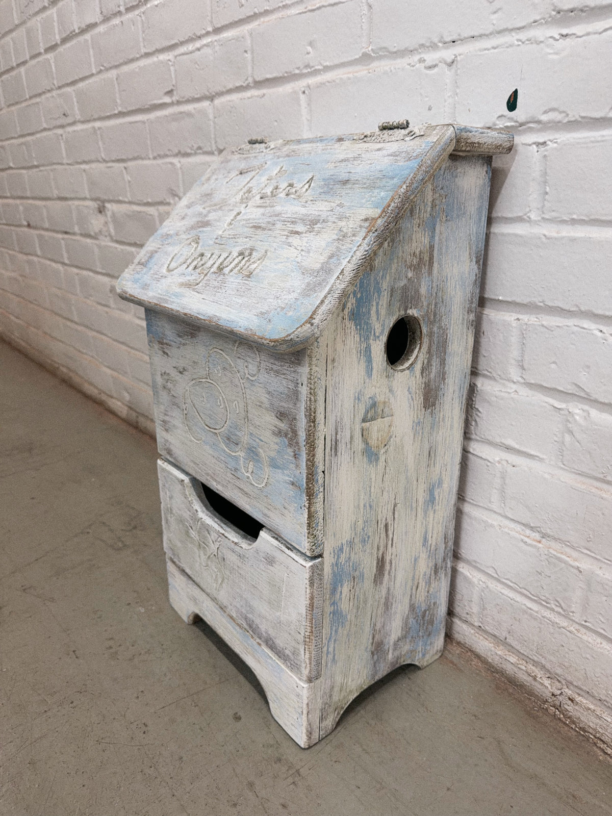 Taters and Onions Wooden Bin
