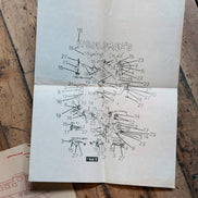 Vintage Embroidery Pattern Lot: Cross Stitch Transfers, Tri-Chem Liquid Embroidery Charts, Fisherman's Crying Towel & Hunter Charts, Sold as a Set