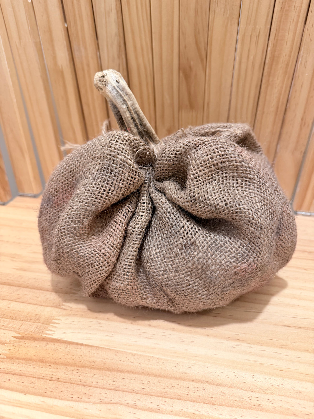 Handmade Upcycle Pumpkin, Burlap