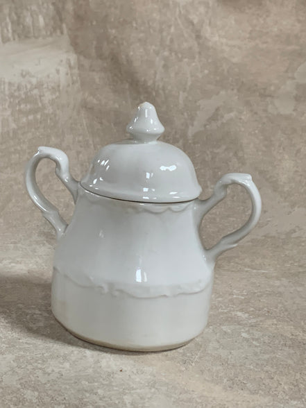 J&G Meakin Sterling Colonial Covered Sugar Bowl | English Ironstone | c. 1940s–1960s