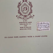 Daher Decorated Ware Bird and Cherry Tin Serving Tray, 1971