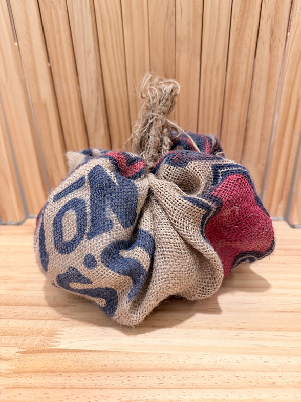 Handmade Upcycle Pumpkin, Potato Print