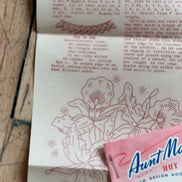 Vintage Aunt Martha's Hot Iron Transfer #3254 