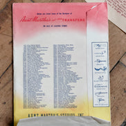 Vintage Aunt Martha's Hot Iron Transfer #3268 