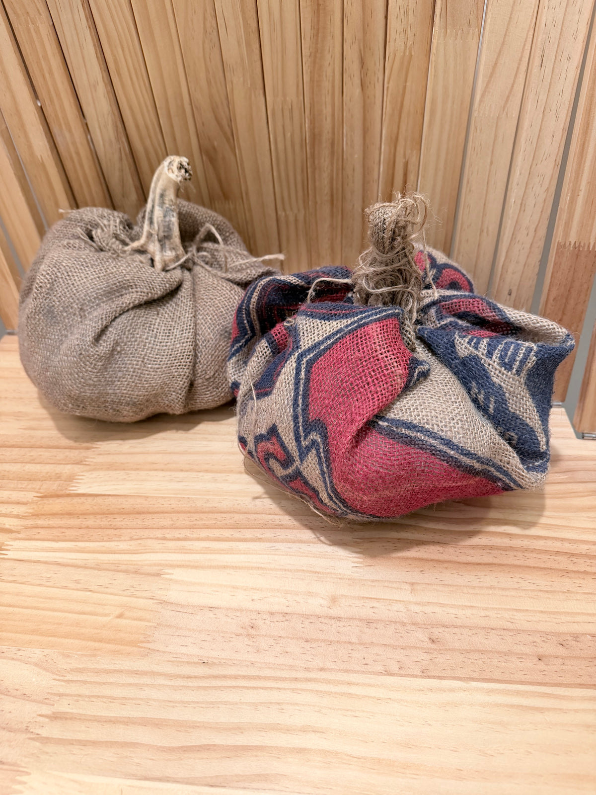 Handmade Upcycle Pumpkin, Burlap
