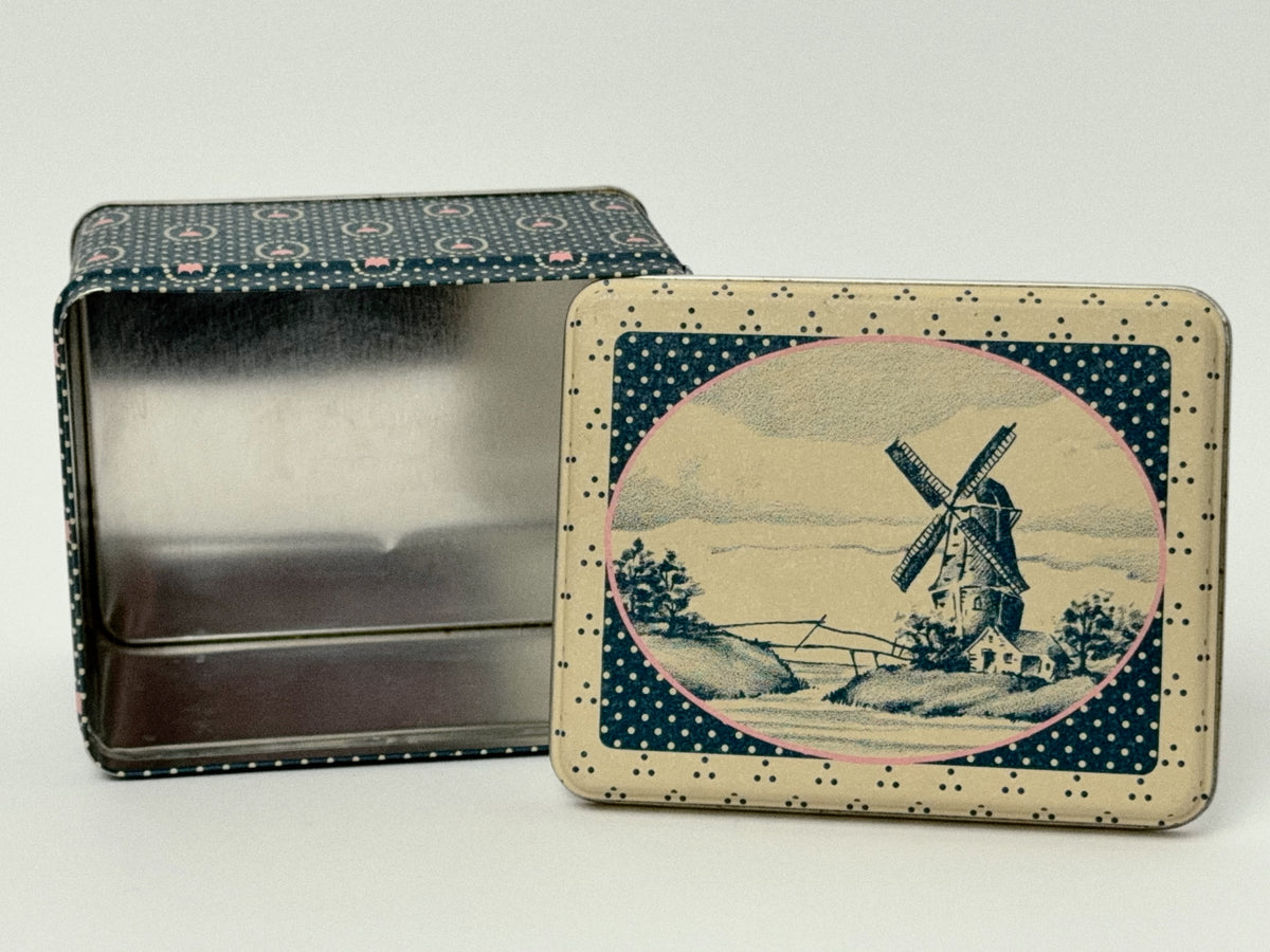 Dutch Windmill Decorative Tin