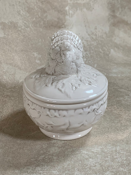 American Atelier Athena Turkey Covered Serving Dish, 1990s