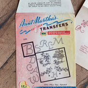 Vintage Aunt Martha's Hot Iron Transfer #3393 