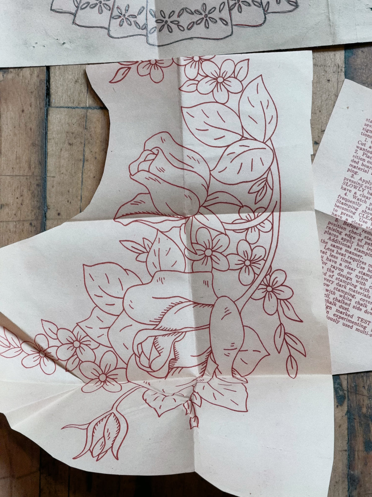 Vintage Aunt Martha's Hot Iron Transfer #3268 
