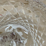 Side profile of Waterford Crystal Alana pattern candlestick — full-lead crystal, 1952+