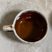 Western Stoneware Co. Mug Set of Two | WS Maple Leaf Mark | Brown Drip Glaze | Loop Handle | Monmouth Illinois | circa 1960s–1970s | Stoneware | Kitchen Decor