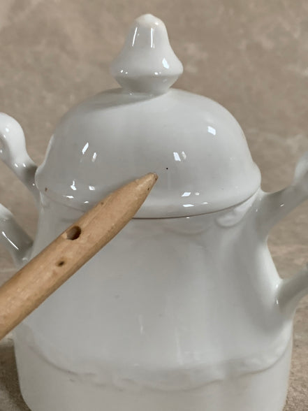 J&G Meakin Sterling Colonial Covered Sugar Bowl | English Ironstone | c. 1940s–1960s