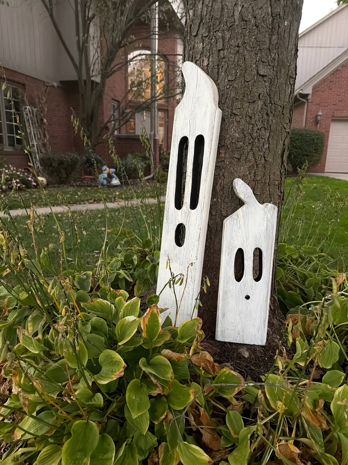 Handmade Wooden Ghost, Medium