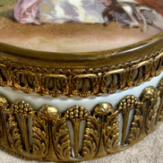 Germany mark and mold number 2399 on base of antique porcelain trinket box — 1891–1914