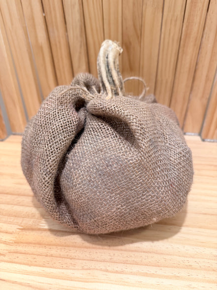 Handmade Upcycle Pumpkin, Burlap