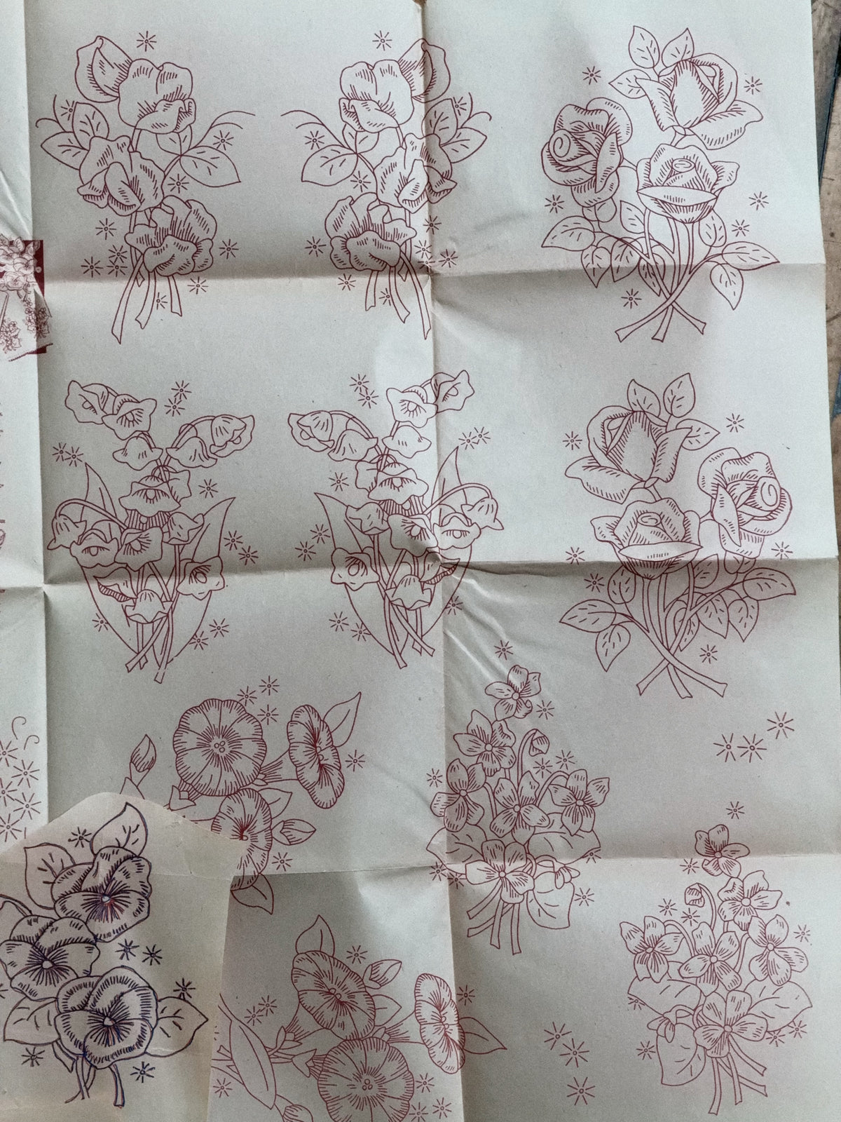 Vintage Aunt Martha's Hot Iron Transfer #3254 