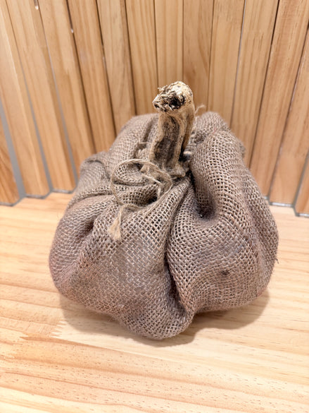 Handmade Upcycle Pumpkin, Burlap