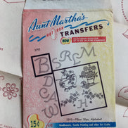 Vintage Aunt Martha's Hot Iron Transfer #3393 