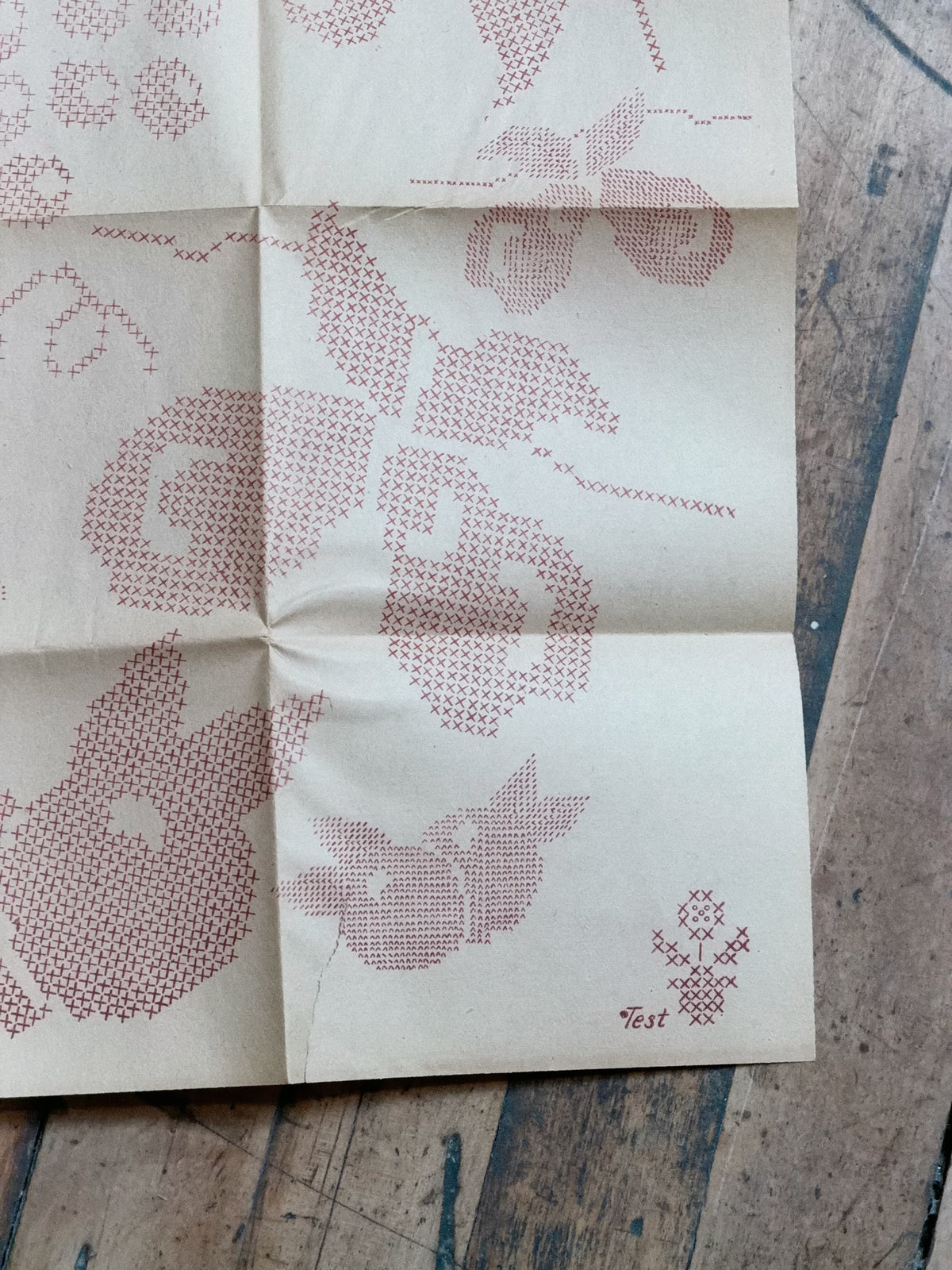 Vintage Aunt Martha's Hot Iron Transfer #9360 
