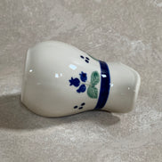 Arabia Finland Pomona Blueberry Creamer | Raija Uosikkinen | Cobalt Band | Scalloped Rim | Finnish Porcelain | Mid-Century Scandinavian | Made in Finland