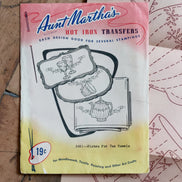 Vintage Aunt Martha's Hot Iron Transfer #3661 