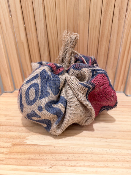 Handmade Upcycle Pumpkin, Potato Print